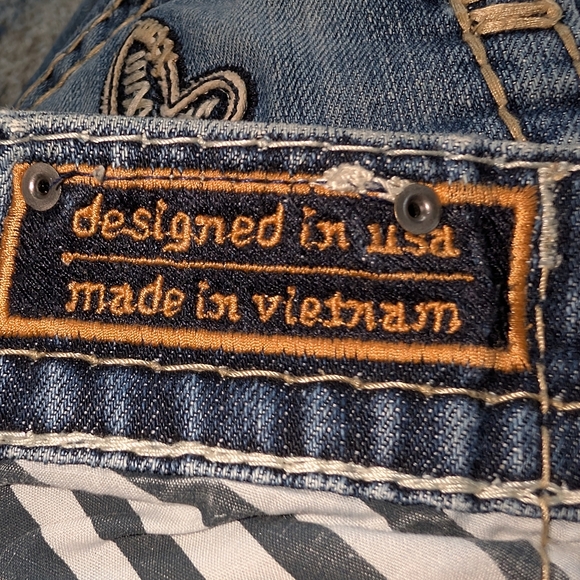 Rock Revival Pablo Relaxed Straight Distressed Jeans - Picture 8 of 13